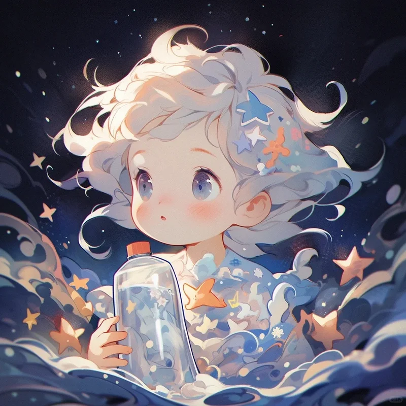 ảnh anime cung bảo bình dễ thương nhất