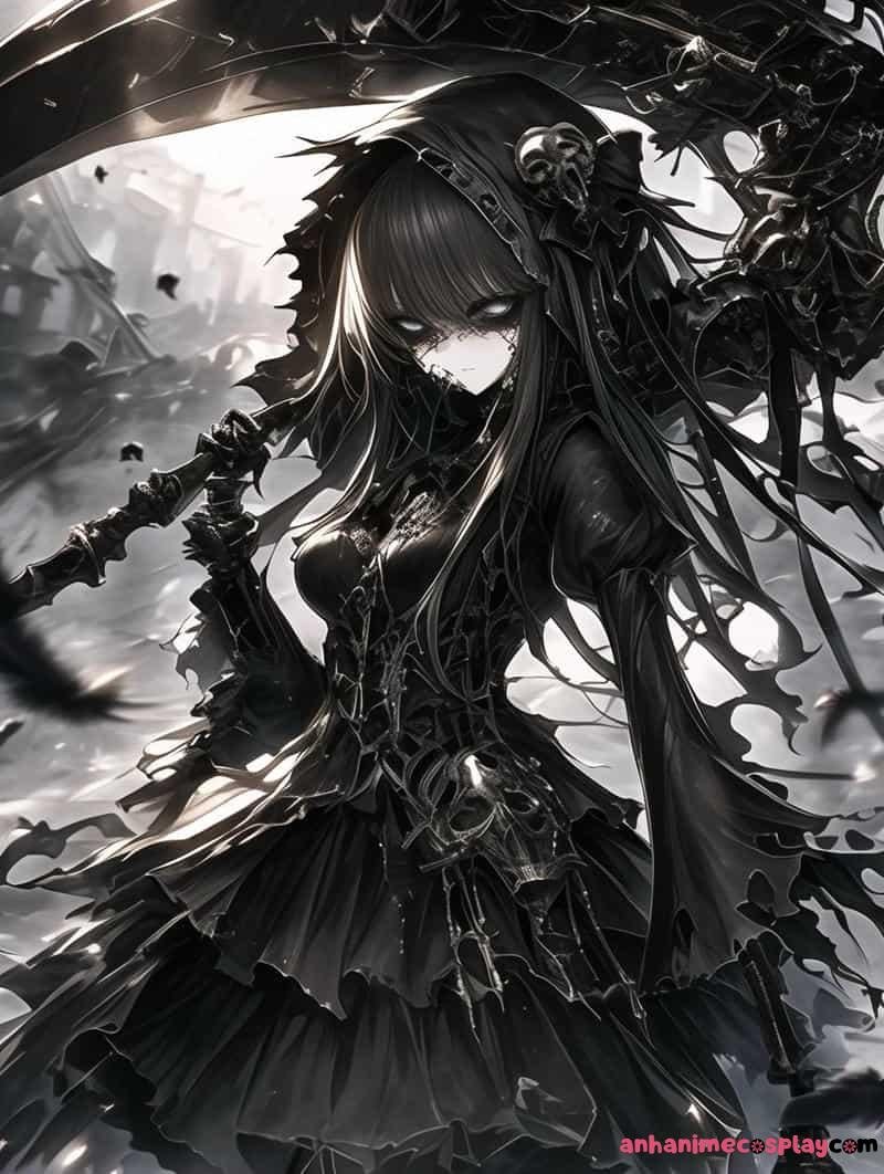 ảnh anime kinh dị phù thuỷ
