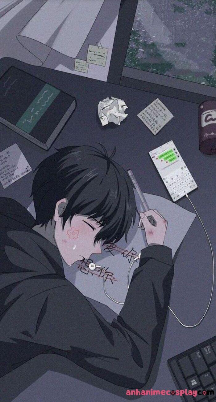 ảnh anime thất tình buồn nhất hd