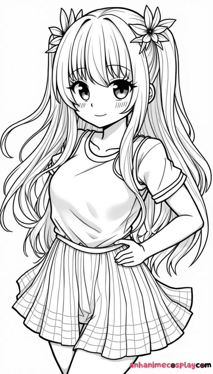 ảnh anime trắng đen 3k full