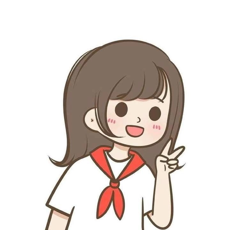 ảnh chibi học sinh cầm sách