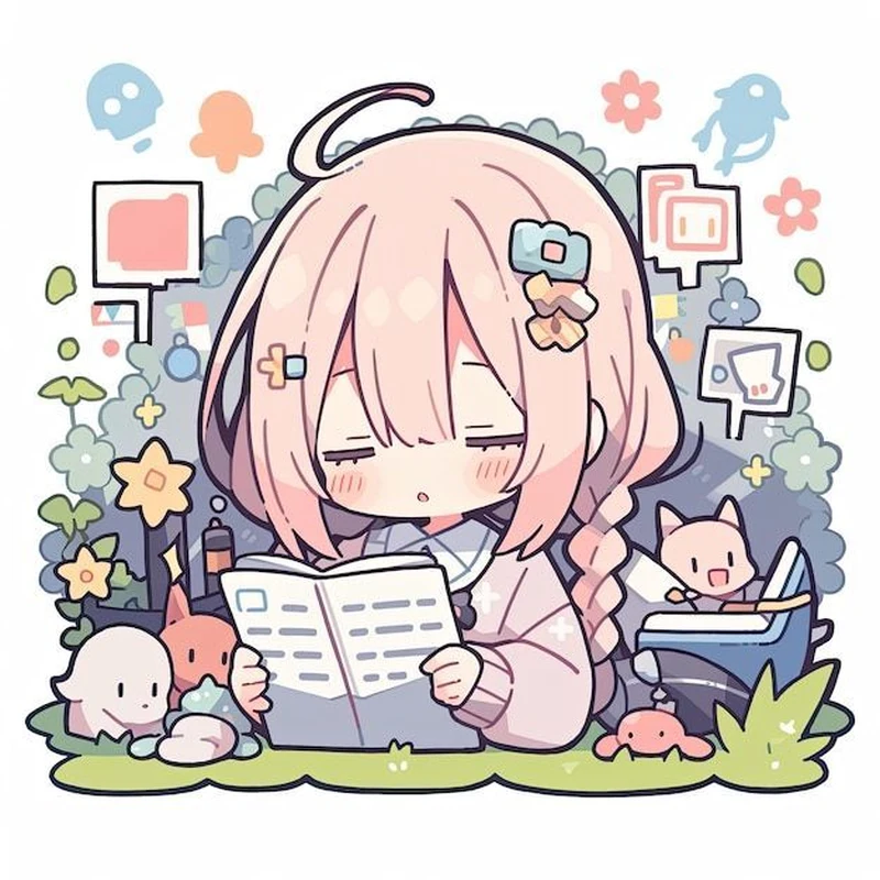ảnh chibi học sinh cấp 2