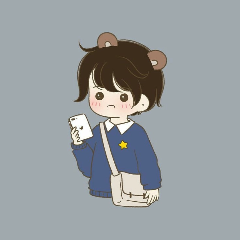 ảnh chibi học sinh đáng yêu