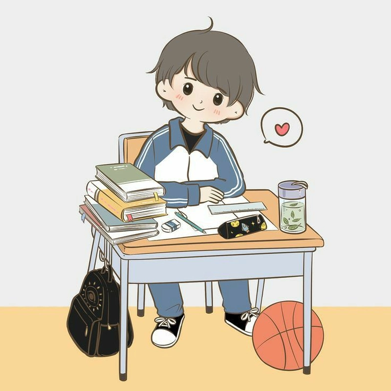 ảnh chibi học sinh nổi bật
