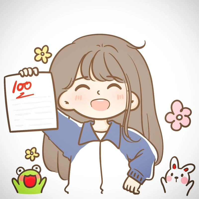 ảnh chibi học sinh nữ đáng yêu nhất