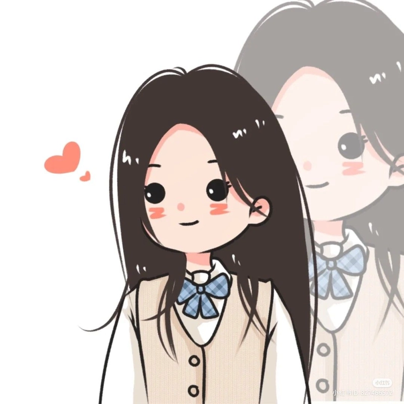 ảnh chibi học sinh nữ dễ thương