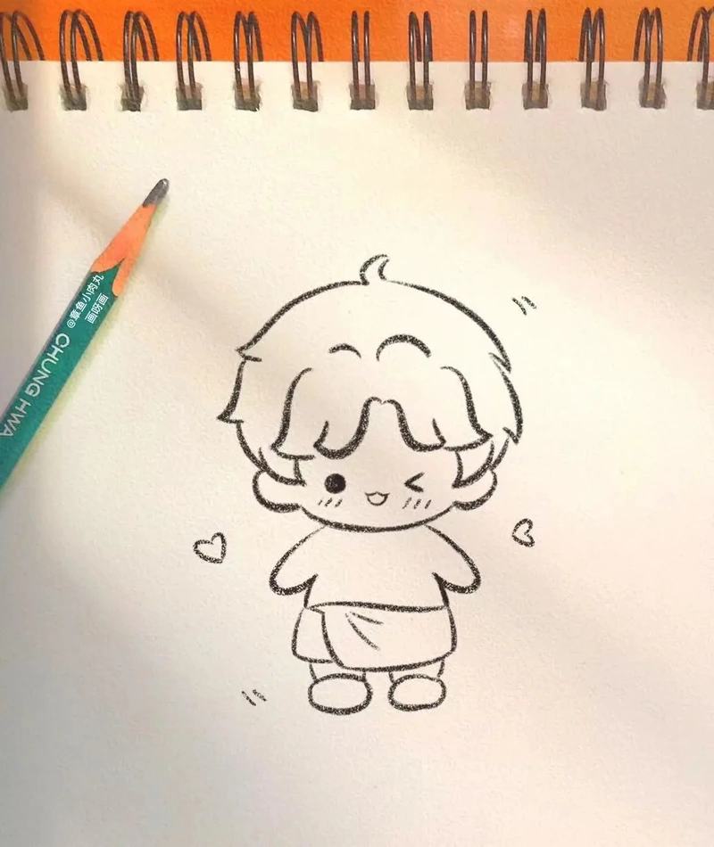 ảnh chibi nam cute dễ vẽ