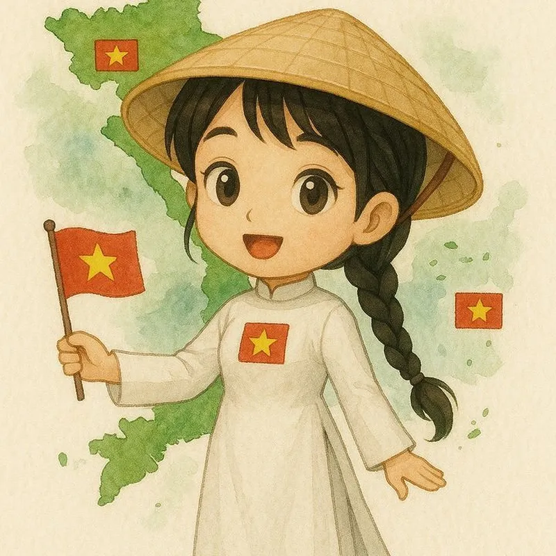 ảnh chibi ngày giải phóng