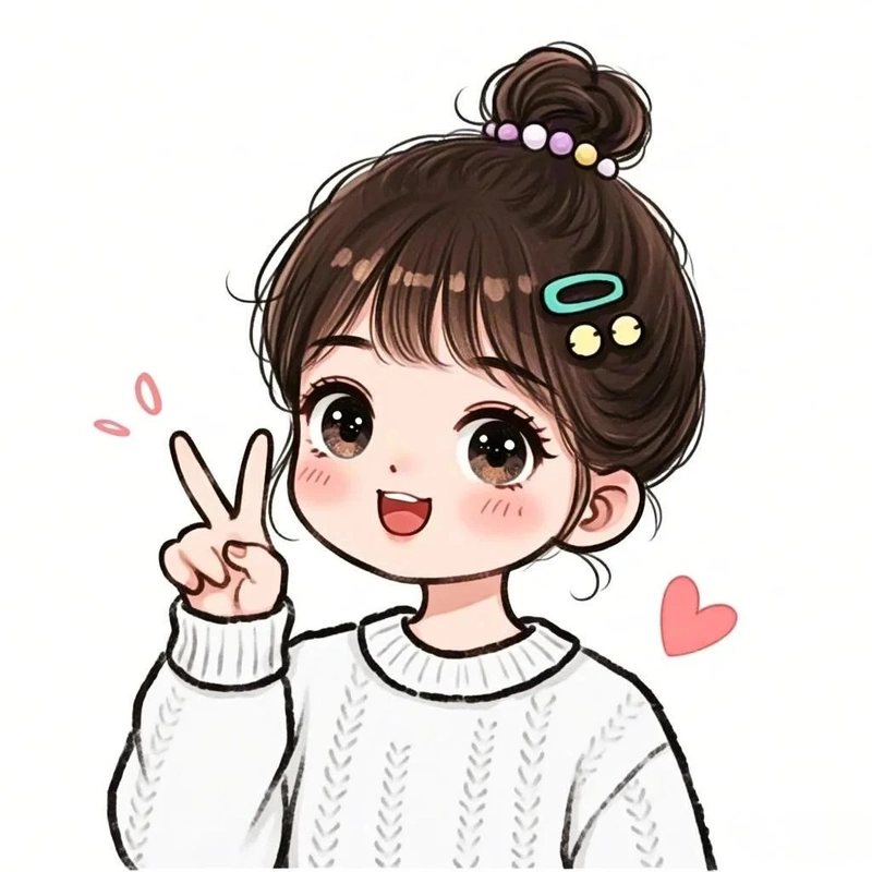 ảnh chibi nữ cute đáng yêu