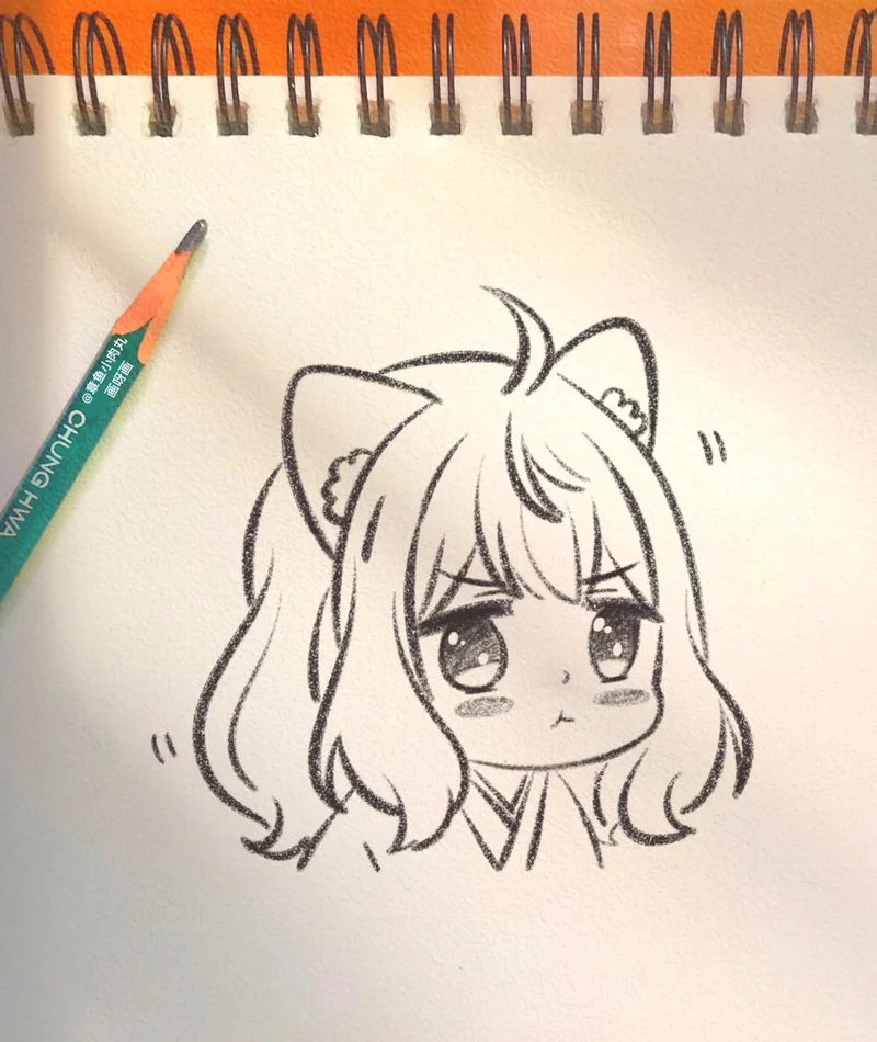 ảnh chibi nữ dễ thương dễ vẽ