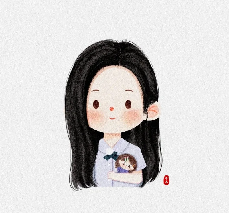 ảnh chibi nữ sinh cute
