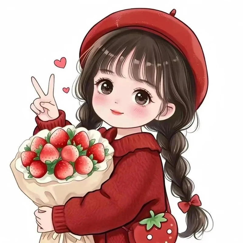ảnh chibi nữ tinh nghịch cute