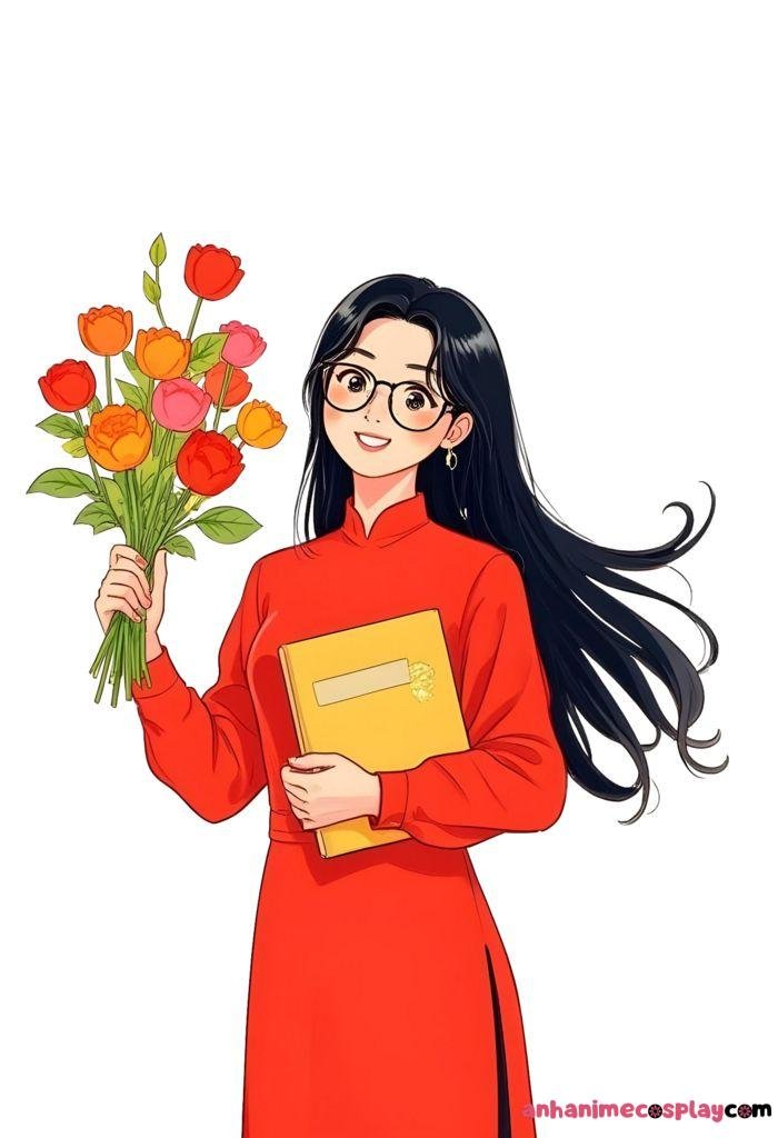 ảnh cô giáo anime 4