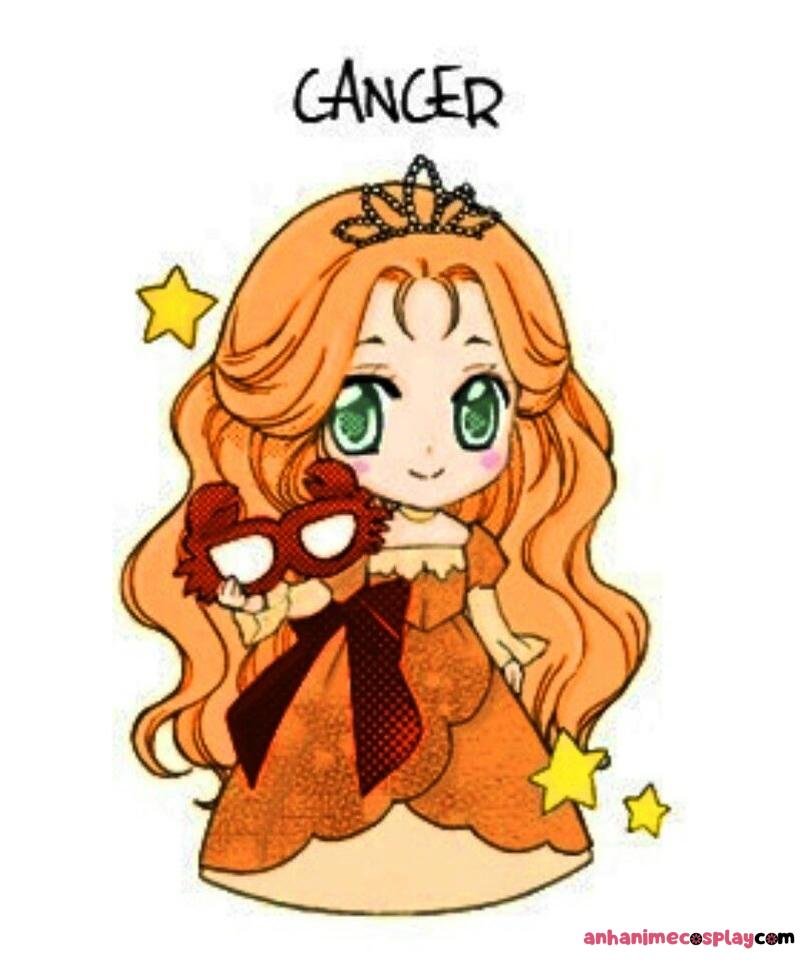 ảnh cung cự giải nữ anime anime đẹp