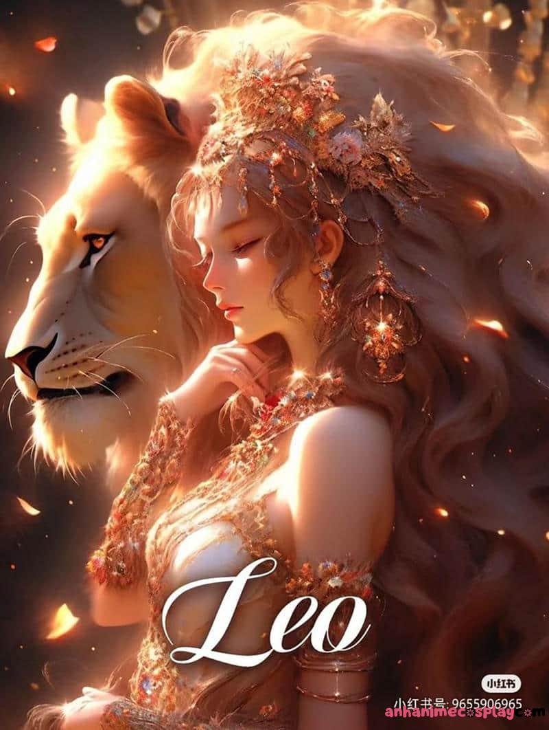 ảnh cung sư tử nữ anime đẹp