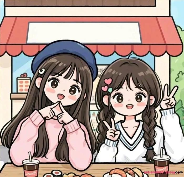 ảnh đôi bạn thân anime 19