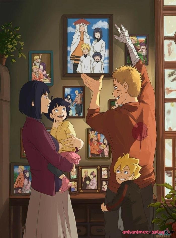 ảnh gia đình anime siêu đáng yêu full hd