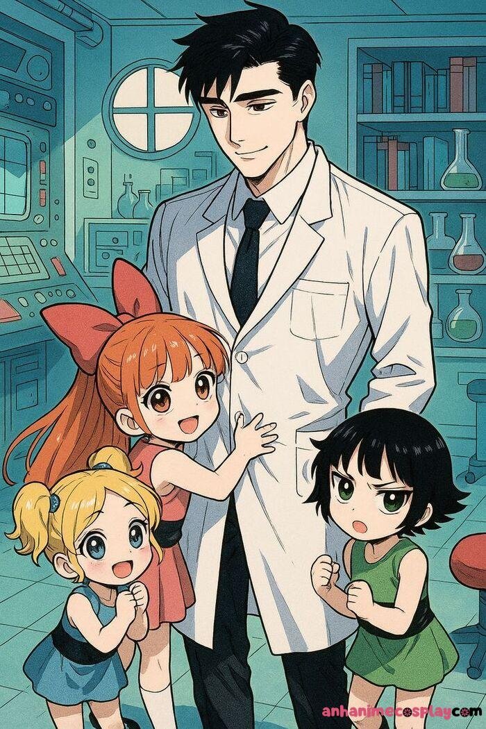 ảnh gia đình anime siêu đáng yêu hd