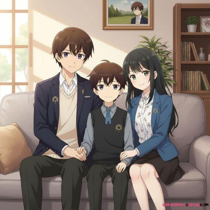 ảnh gia đình anime