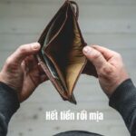 ảnh hết tiền meme ví trống