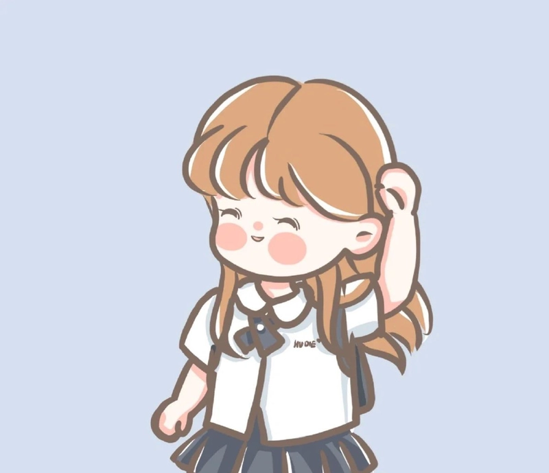 ảnh học sinh chibi siêu dễ thương