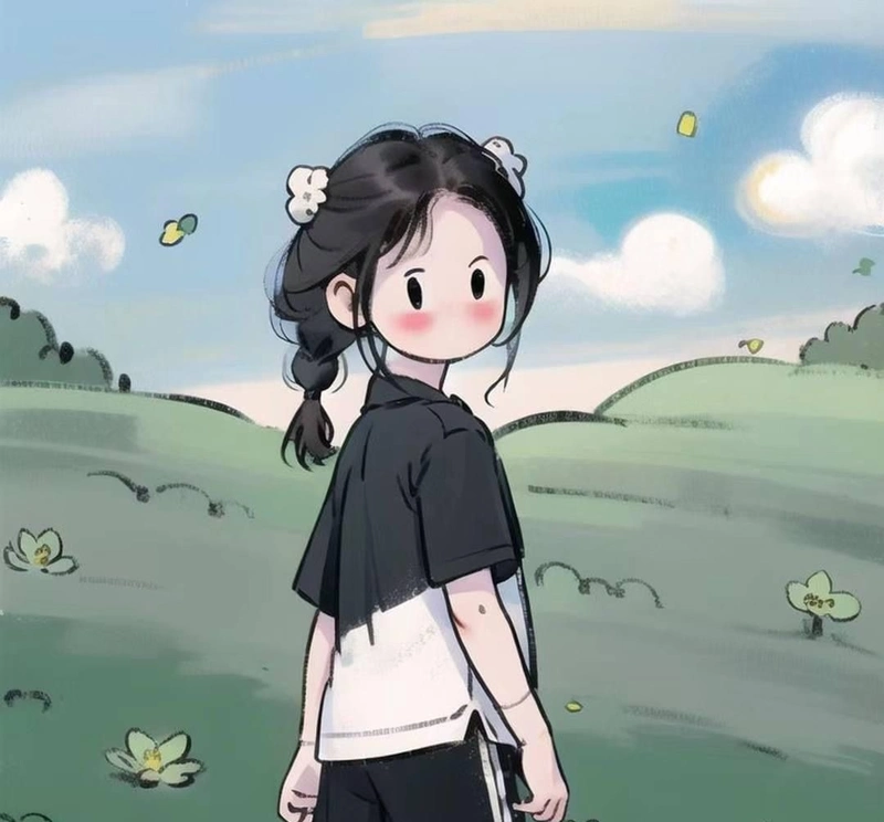 ảnh học sinh nữ chibi
