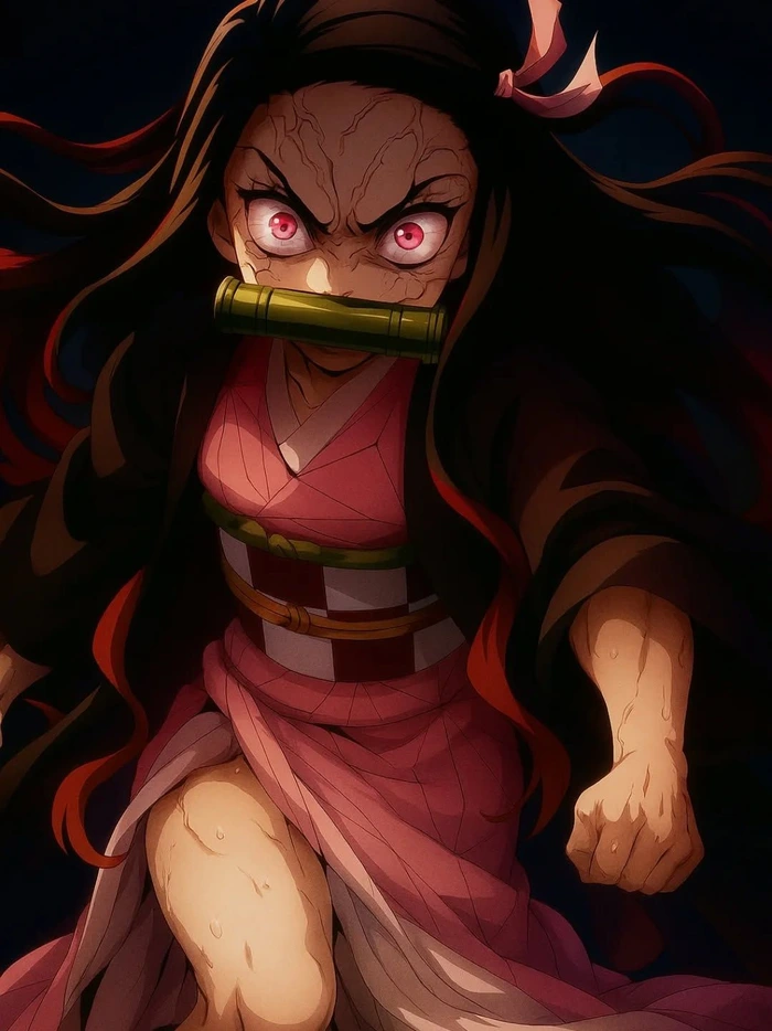 ảnh kamado nezuko đáng yêu và nổi bật