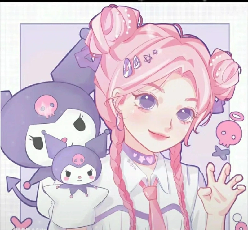 ảnh kuromi anime hot trend