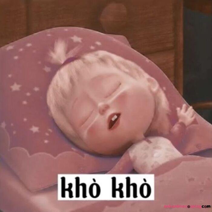 ảnh meme ngủ ngon hoạt hình