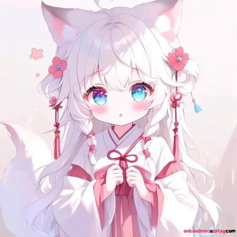 ảnh mèo anime chibi