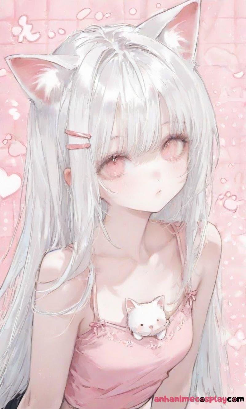 ảnh mèo anime cute