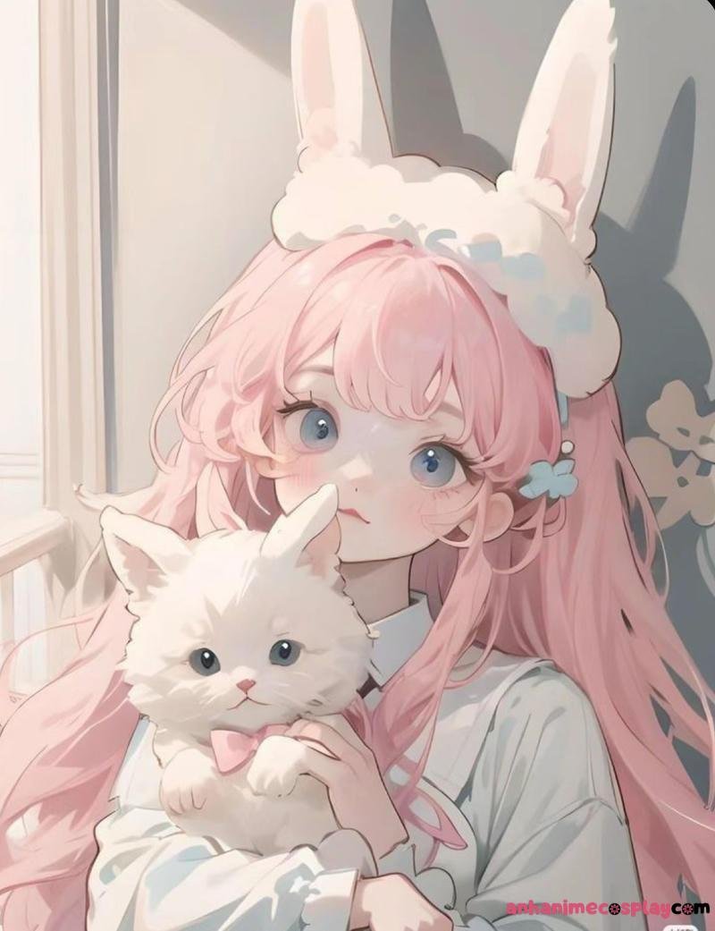 ảnh mèo anime cutee