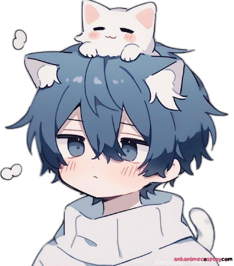 ảnh mèo anime nam