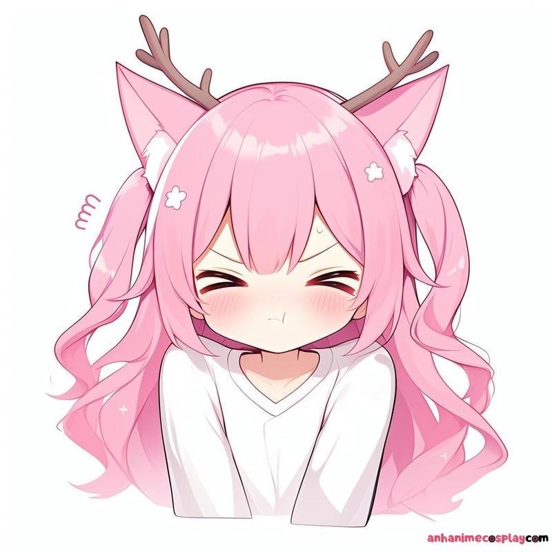 ảnh mèo anime nữ cute