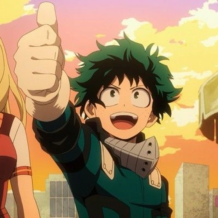 ảnh midoriya izuku nổi bật trong anime