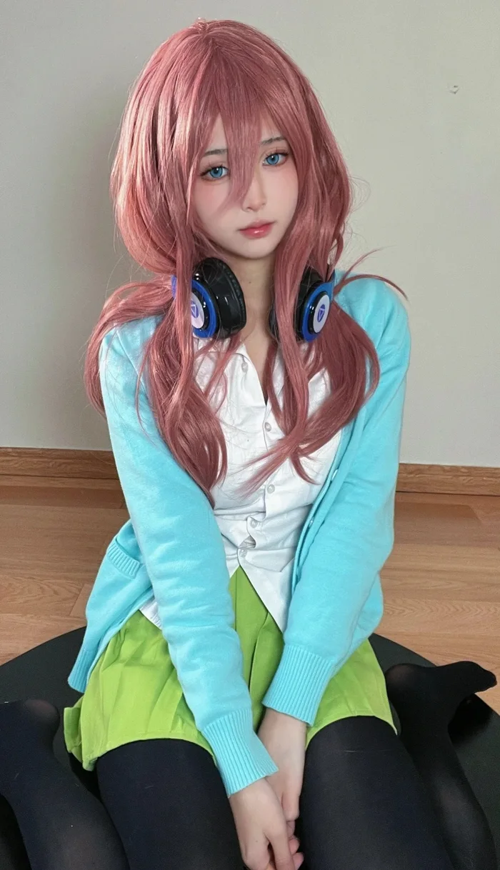 ảnh miku nakano cosplay girl xinh