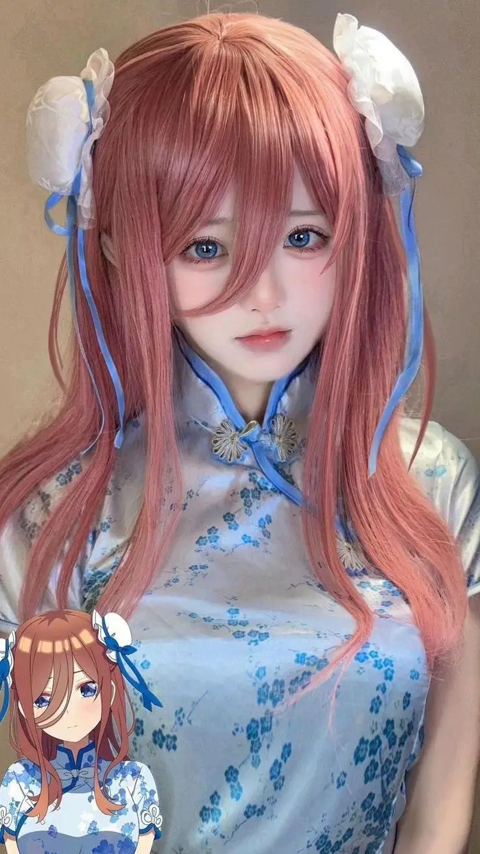 ảnh miku nakano cosplay phong cách