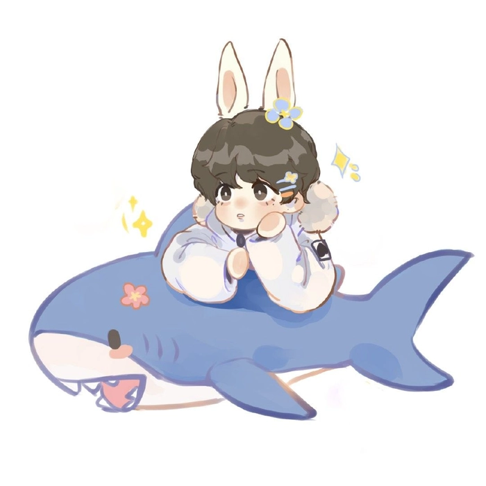 ảnh nền cá mập anime