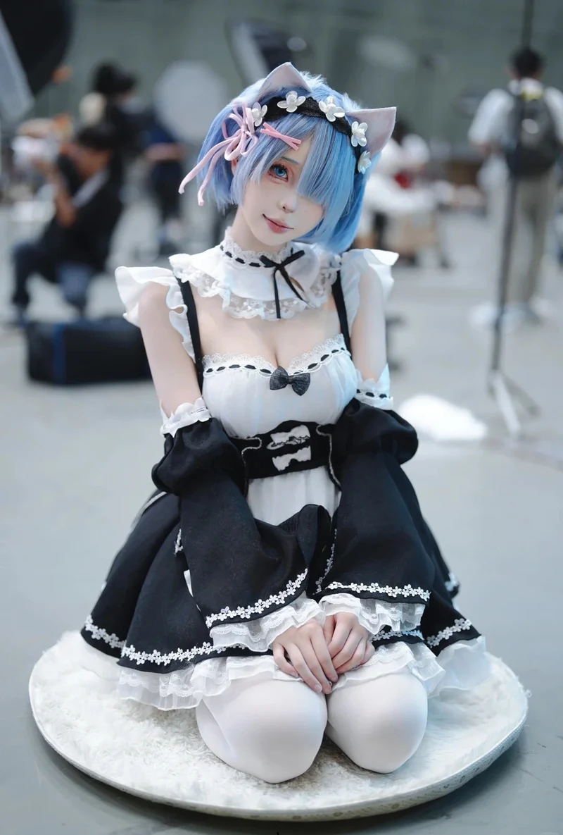 ảnh rem cosplay siêu hot