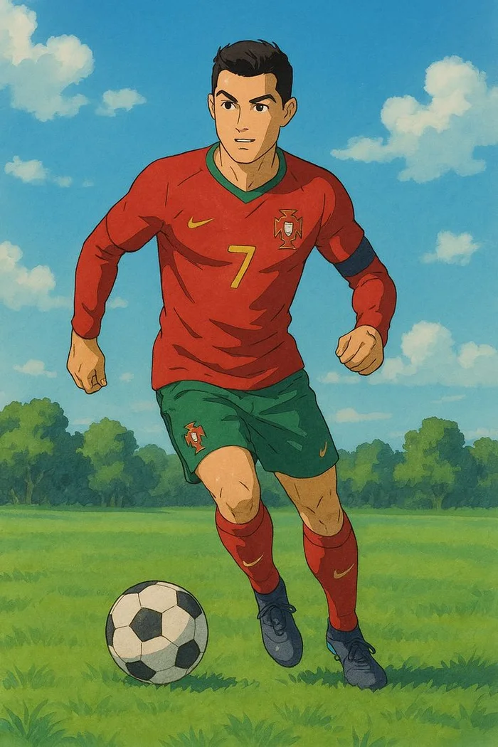 ảnh ronaldo anime