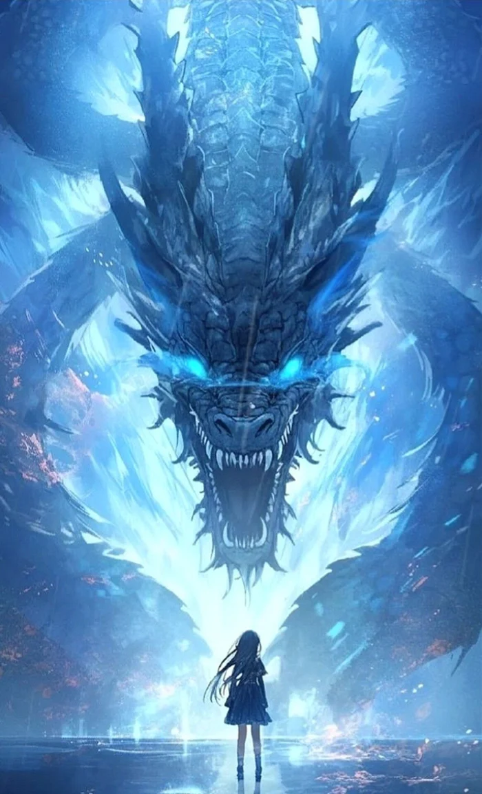 ảnh rồng anime lung linh