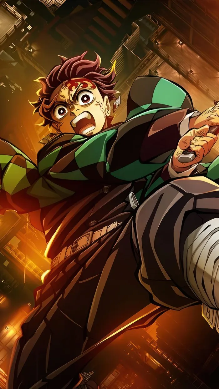 ảnh tanjiro kamado nghệ thuật