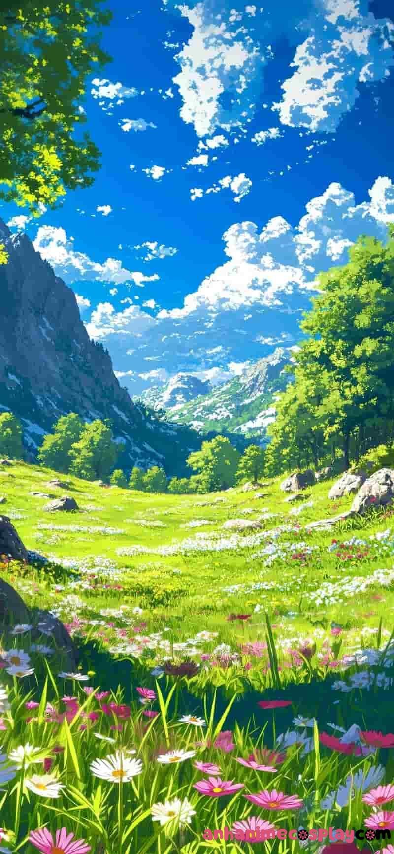 ảnh thiên nhiên anime 4k đẹp