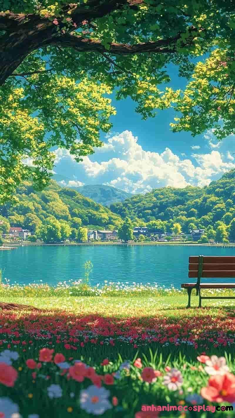 ảnh thiên nhiên anime 4k yên