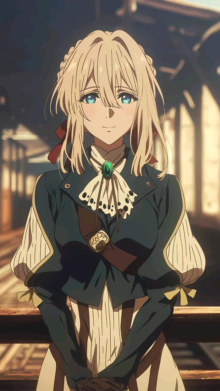 ảnh violet evergarden cảm động