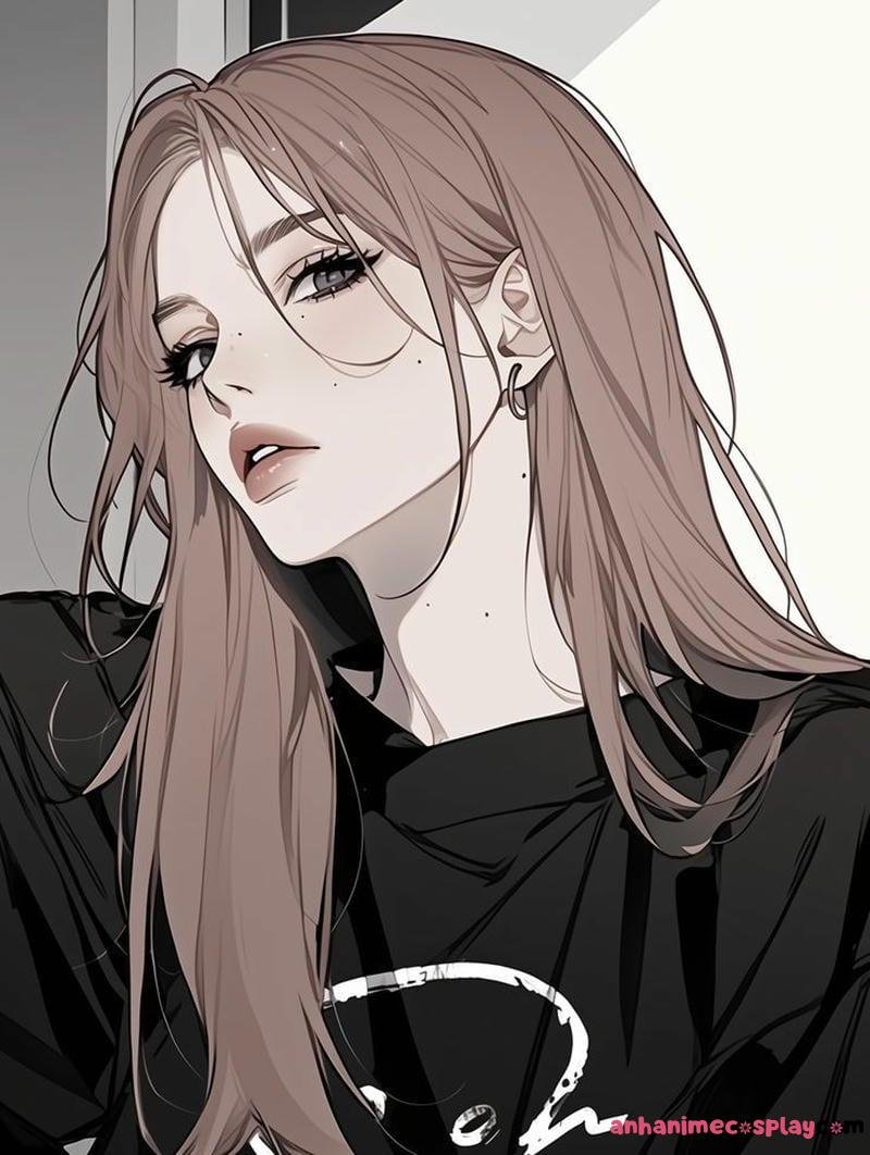 anime girl lạnh lùng cá tính dễ thương