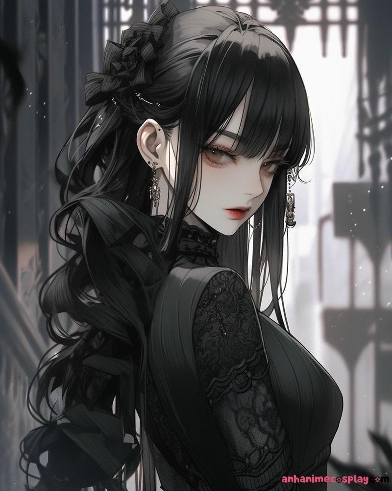 anime girl lạnh lùng cá tính phong cách