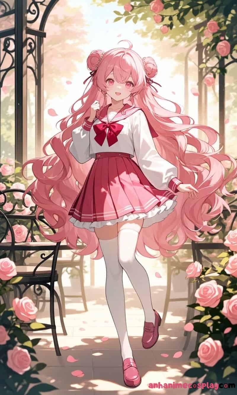 anime màu hồng đẹp