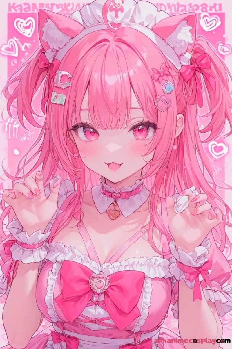 anime màu hồng iuu