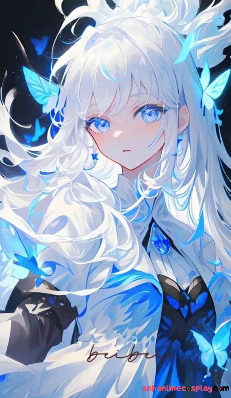 anime màu xanh dương đẹp